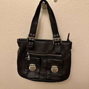EXCELLENT CONDITION black leather Marc Jacob’s Stella Bag